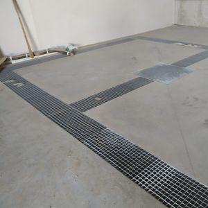 Abflussrinnen-Gitter / Edelstahl