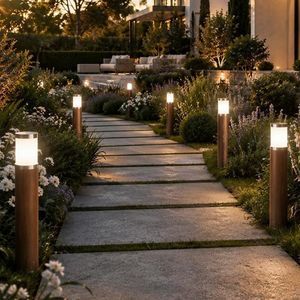Leuchtpoller für Garten