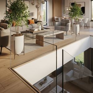 moderne Seitenmarkise für Terrasse