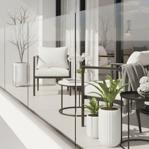 moderne Seitenmarkise für Terrasse