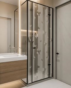 Glasscheibe mit Sandstrahlung
