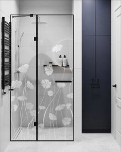 Glasscheibe mit Sandstrahlung 1