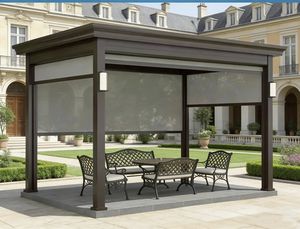 angebaute Pergola
