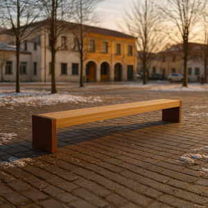 Bank für den öffentlichen Raum / minimalistisches Design
