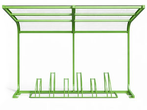 gesicherter Fahrradunterstand