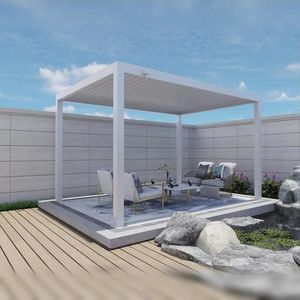 angebaute Pergola