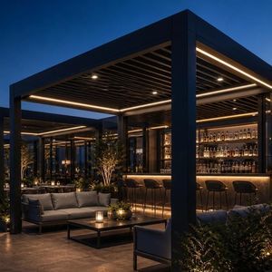 angebaute Pergola
