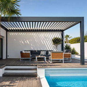 angebaute Pergola