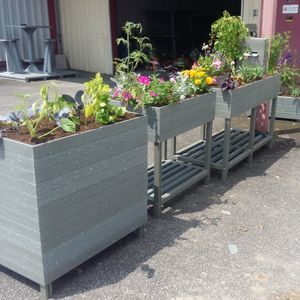 Pflanzkasten für Kräuter / Recyclingkunststoff