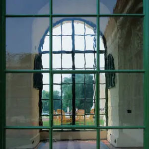 geblasene Glasscheibe