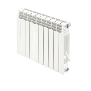 Heißwasser-Heizkörper / Aluminiumguss / modern / rechteckig
