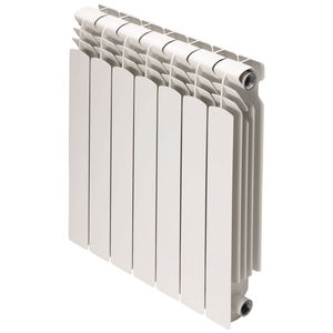 Heißwasser-Heizkörper / Aluminiumguss / modern / wandmontiert