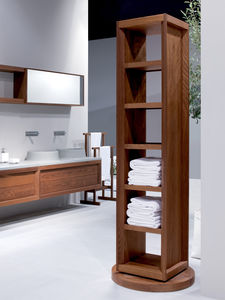 modernes Regal / aus Esche / für Badezimmer