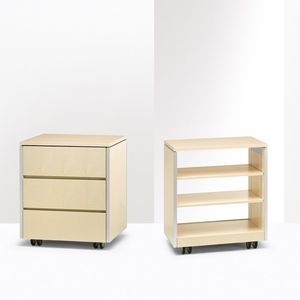 Aluminium-Schreibtischcontainer