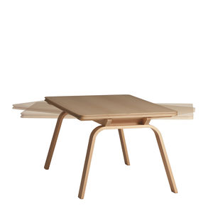 moderner Tisch / aus Buche / aus Sperrholz / HPL