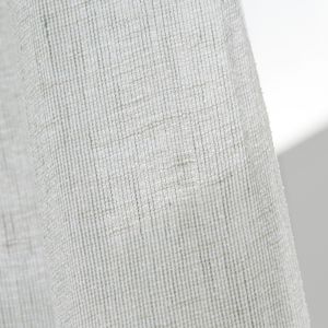 Gardinenstoff / uni / Baumwolle / Leinen