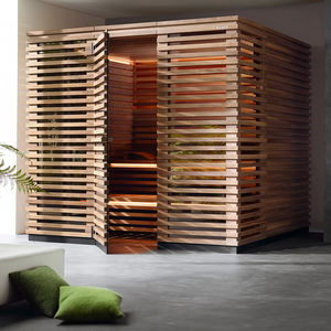 Sauna für Privatgebrauch / Objektmöbel / Holz / Fertigbau