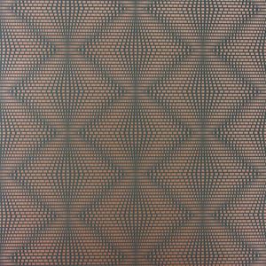 moderne Tapeten / Metall / mit geometrischem Muster / blau