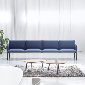 modulare Polsterbank / modern / Stahl / Melamin