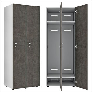 melaminbeschichteter Garderobenschrank