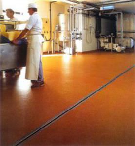 Epoxidharzboden / Industrie / für Profiküche / Quarzoptik