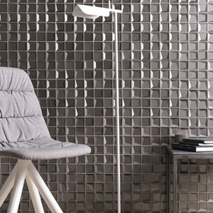 Innenraum-Mosaikfliese / Wand / Glas / matt
