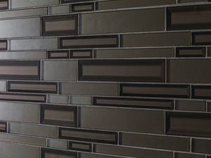 Innenraum-Mosaikfliese / Wand / Glas / Hochglanz
