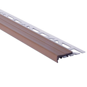 Stufenkante-Abschlussprofil / Holz / Aluminium / Edelstahl