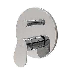 Einhebelmischer für Duschen / Einbau / verchromtes Metall / Badezimmer