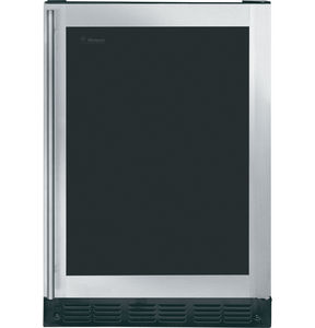 Einbau-Weinkühlschrank / Unterbau / Edelstahl / elektrisch