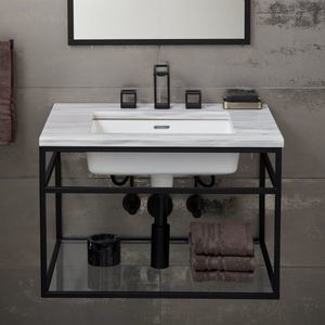 Waschbecken-Unterbau / Metall 1