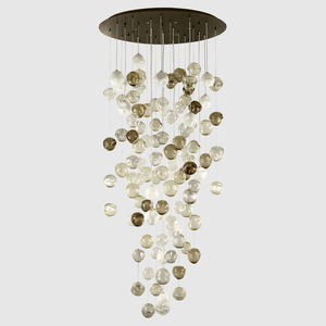 moderner Lüster / geblasenes Glas / Muranoglas / LED