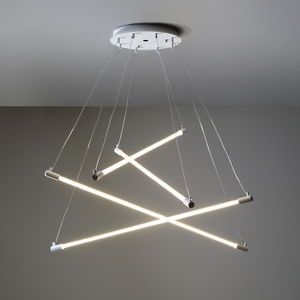 Hängelampe / originelles Design / Polycarbonat / gestrichenes Metall