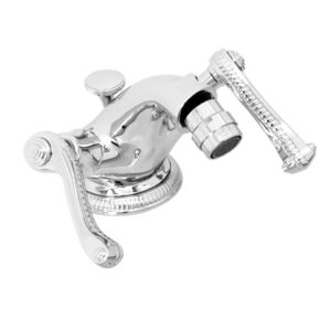 Mischbatterie für Bidet / freistehend / verchromtes Metall / für Badezimmer