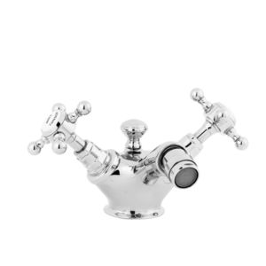 Mischbatterie für Bidet / freistehend / verchromtes Metall / für Badezimmer