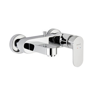 Einhebelmischer für Badewanne / wandmontiert / verchromtes Metall / für Badezimmer
