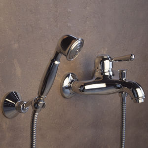 Einhebelmischer für Duschen / für Badewanne / verchromtes Metall / für Badezimmer