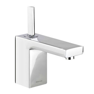 Einhebelmischer für Waschtisch / verchromtes Metall / für Badezimmer / 1-Loch