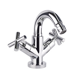 Mischbatterie für Bidet / freistehend / verchromtes Metall / für Badezimmer