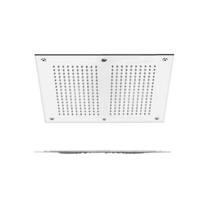 Duschkopf für Deckeneinbau / rechteckig / mit integrierter Beleuchtung / Chromotherapie