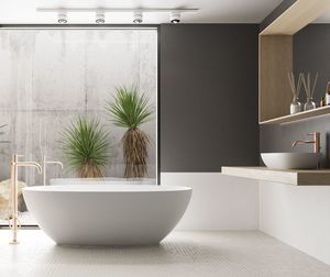 ovale Badewanne