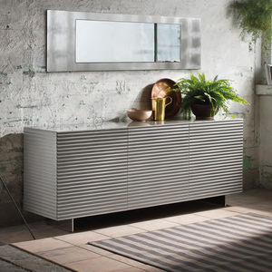 hohes Sideboard / modern / Holz / lackiertes Holz