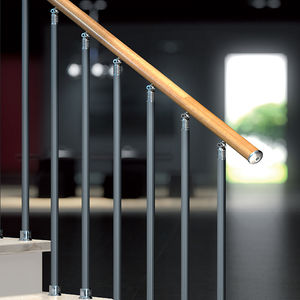 Metallgeländer / mit Stangen / Innenraum / für Treppen