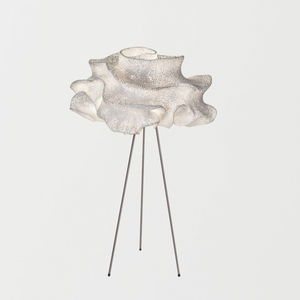 Tischlampe / originelles Design / aus Edelstahlgewebe / Glühlampen