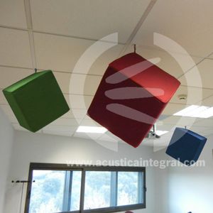 Akustische Schallwand / Stoff
