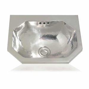 Wand-Waschbecken - SWANY - JANDELLE - für Eckeinbau / Kupfer / modern