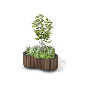 Holz-Pflanzkübel