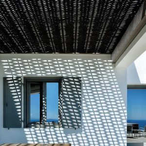 angebaute Pergola