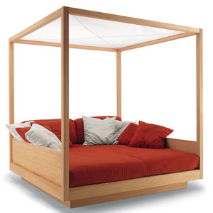 Garten-Bett / Himmel / Doppelbett / modern / Sunbrella®