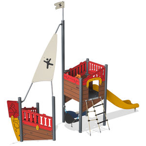 Spielplatzgerät für Spielplätze / HPL / modular